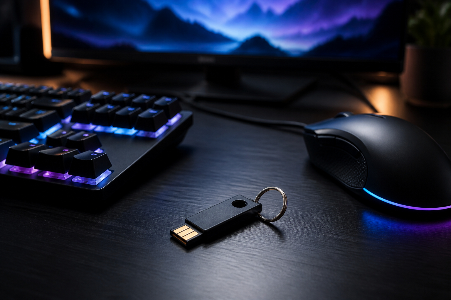 Gaming-Konto mit FIDO2-Sicherheitsschlüssel am PC schützen