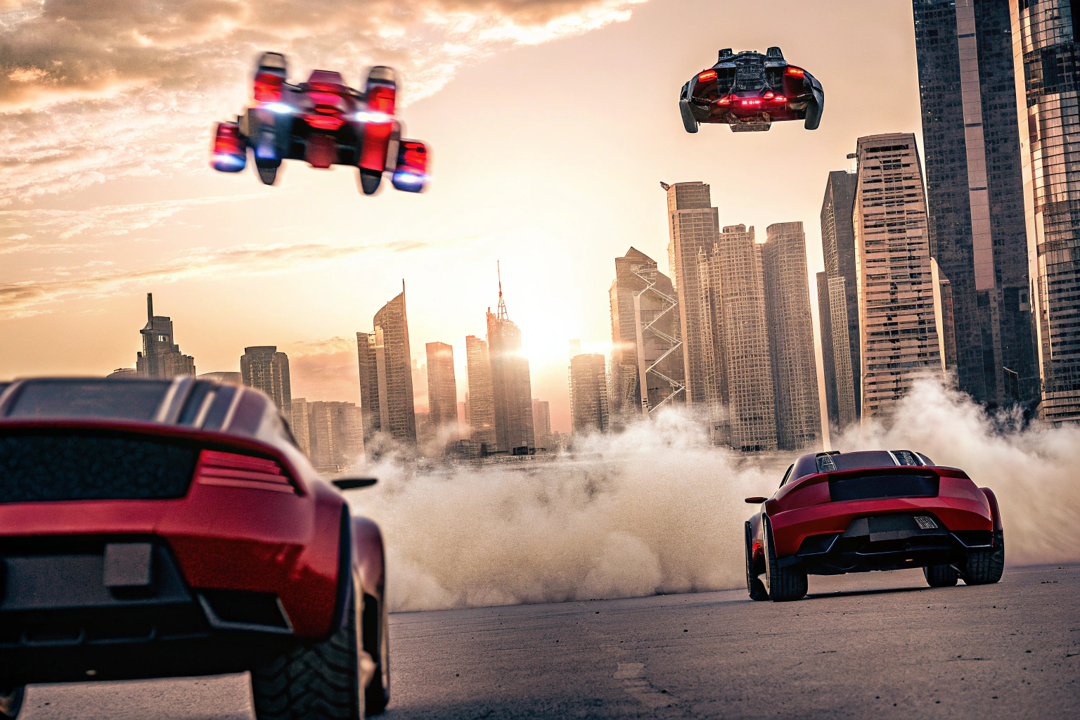 Spiel zur Transformation fliegender Roboterautos