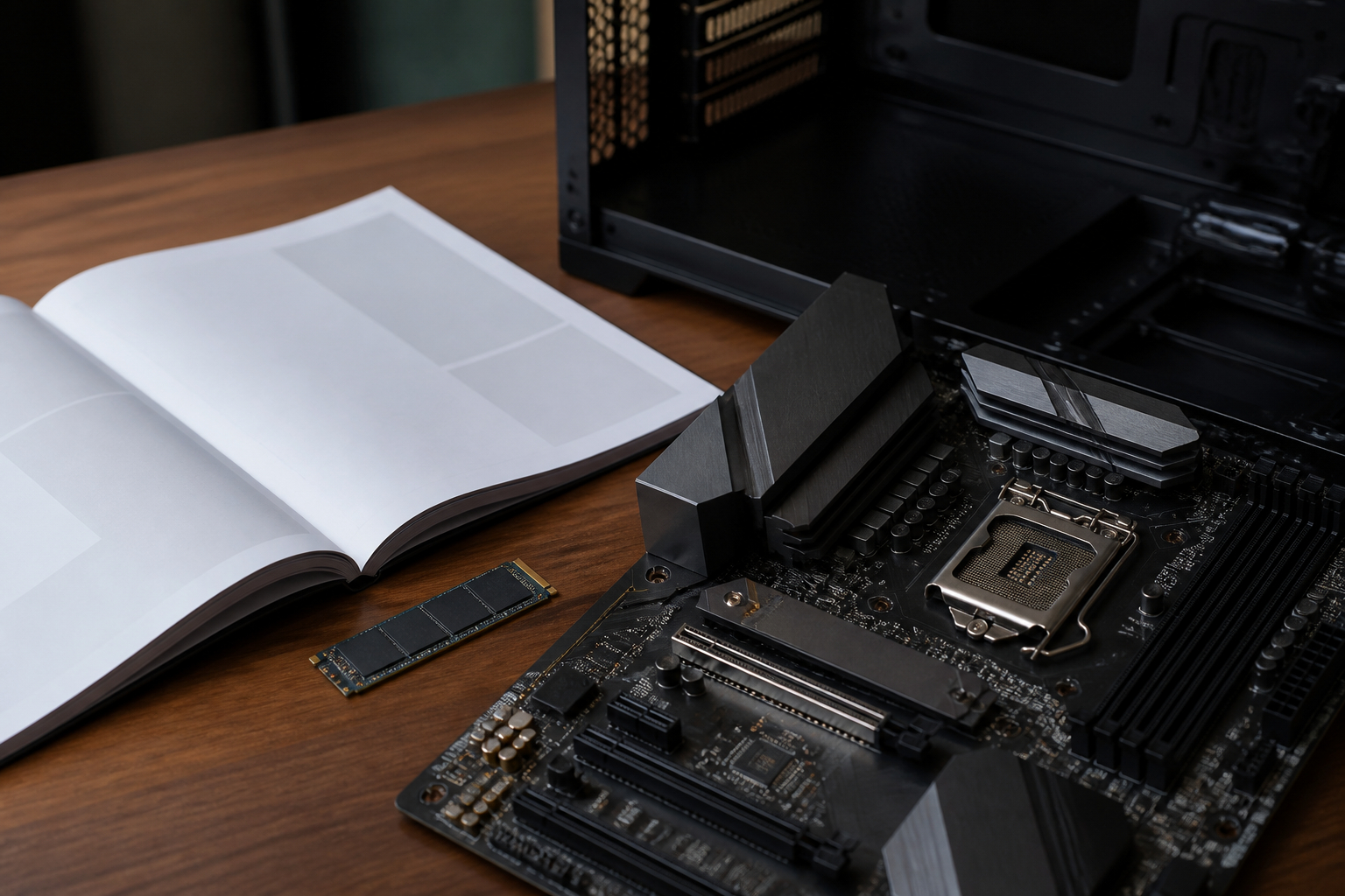 Mainboard-Handbuch mit M.2- und SATA-Anschlussbelegung