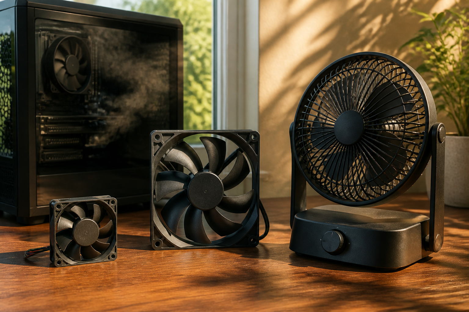 Verschiedene PC-Lüfter für Airflow und Zusatzkühlung im Vergleich