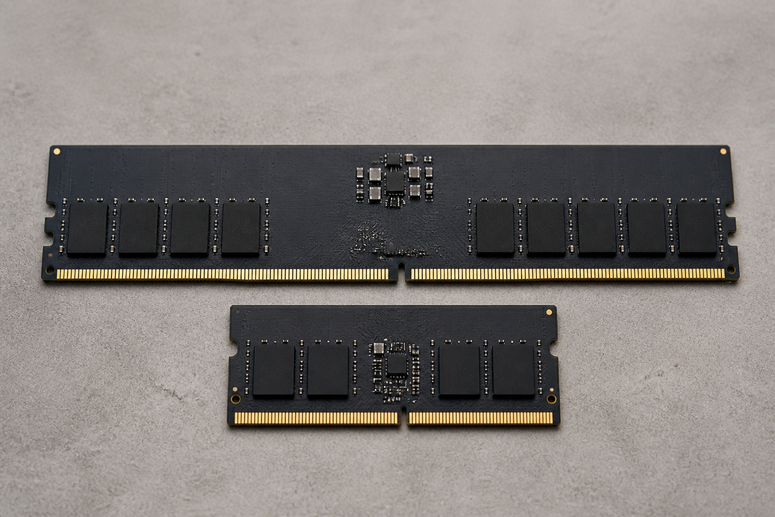DDR5-UDIMM und SODIMM im Vergleich für Desktop und Notebook