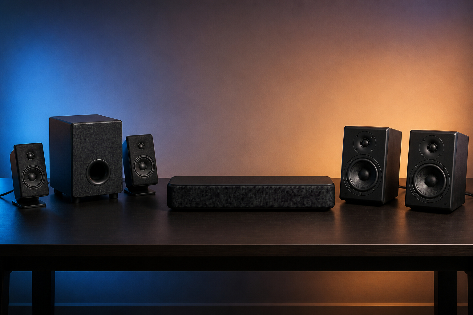 Vergleich von 2.1 System Soundbar und Stereo Boxen fürs Gaming
