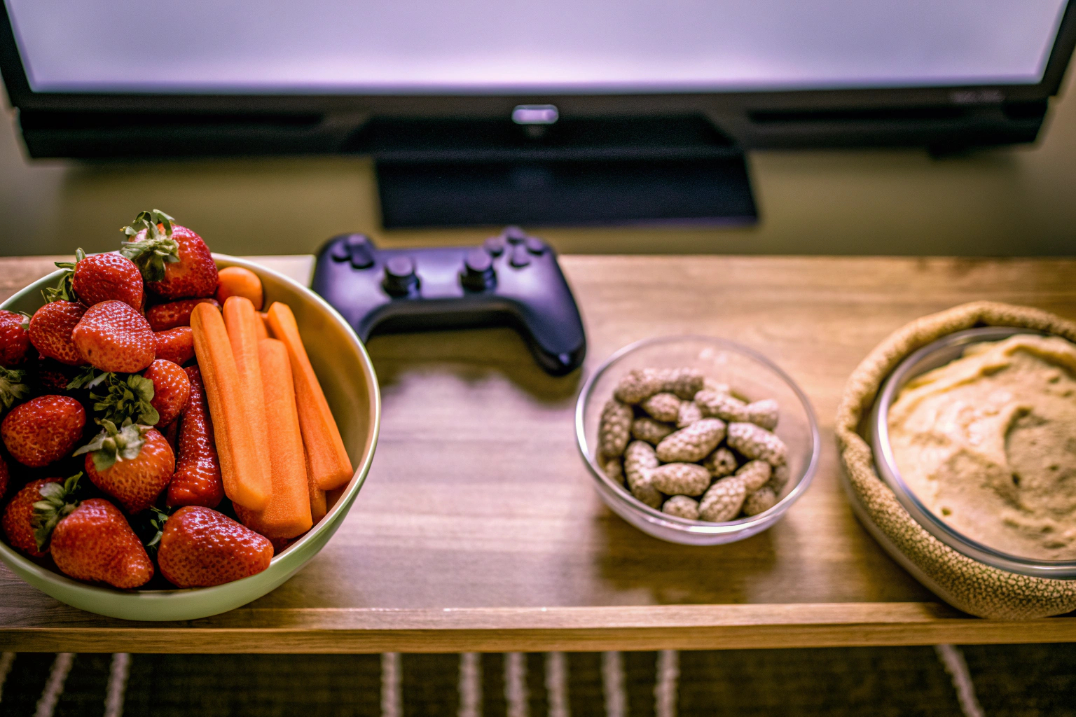 Verschiedene gesunde Snacks, die Gamer während des Spielens genießen können. Gesunde Snacks für Gamer