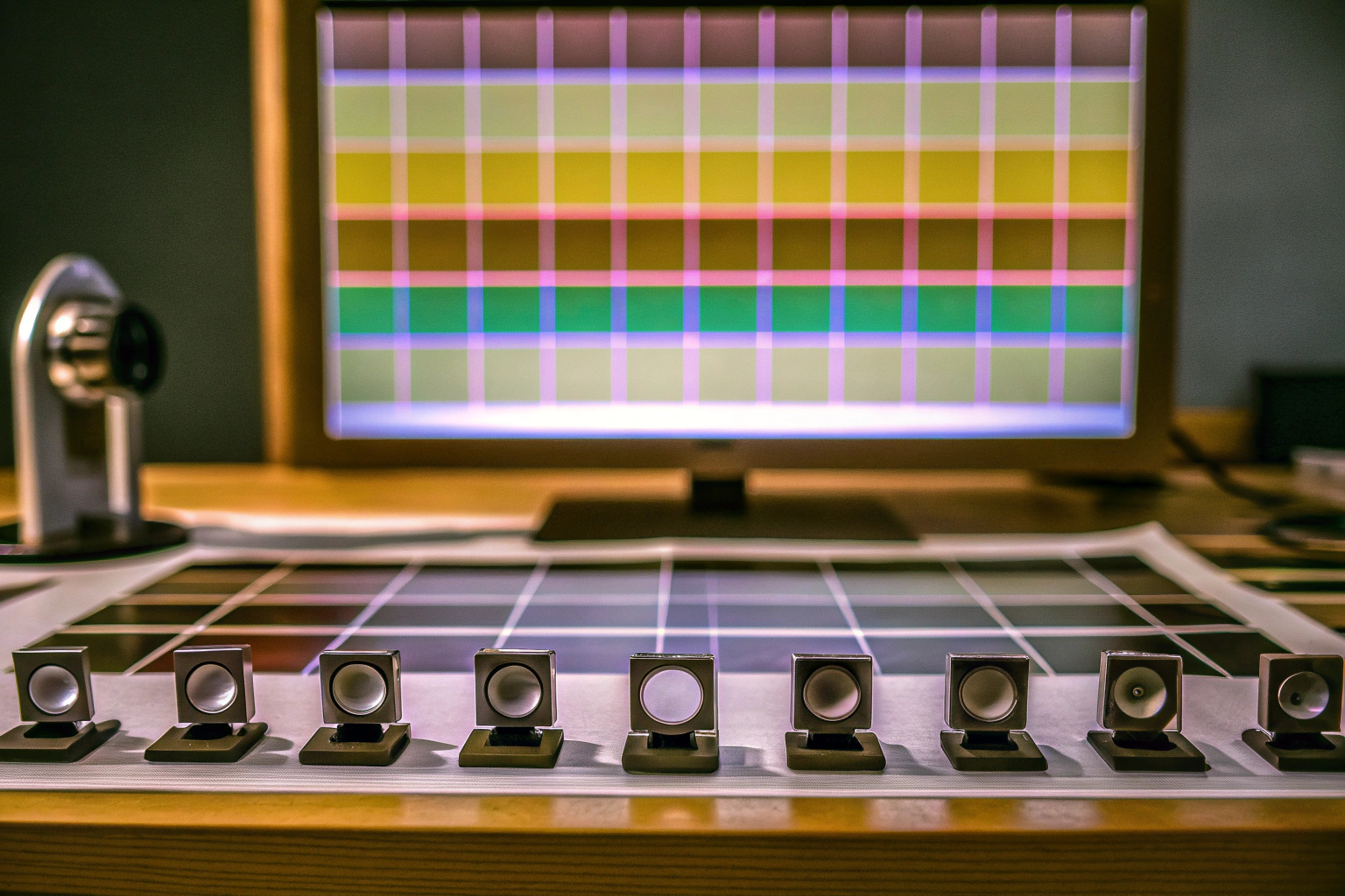 Kalibrierungsgeräte und Farbkalibrierungskarten