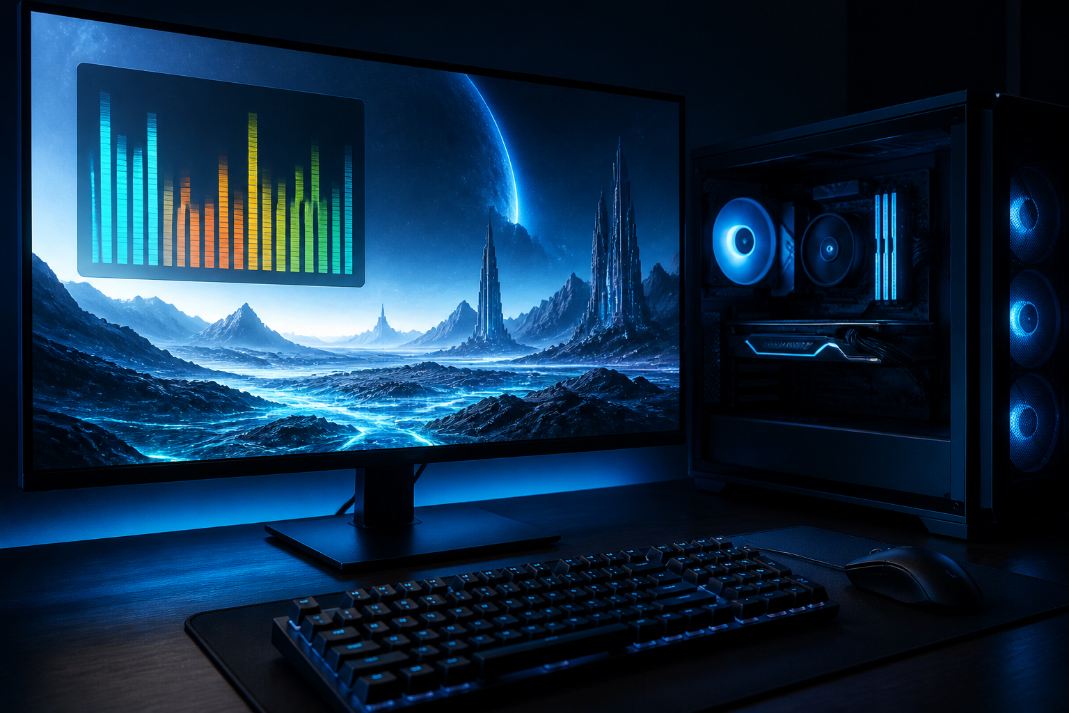 Windows Task Manager zeigt CPU-Kernauslastung beim Gaming
