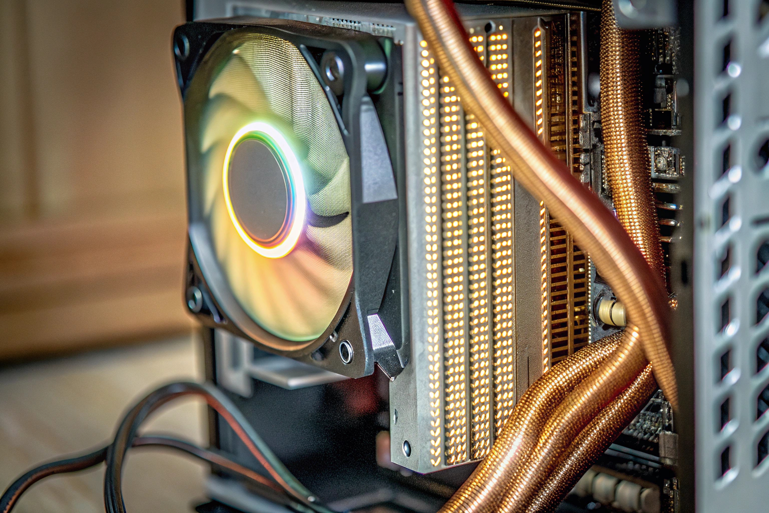Zentrale PC-Komponenten, die von effektiver Kühlung profitieren. PC-Komponenten mit Kühlung